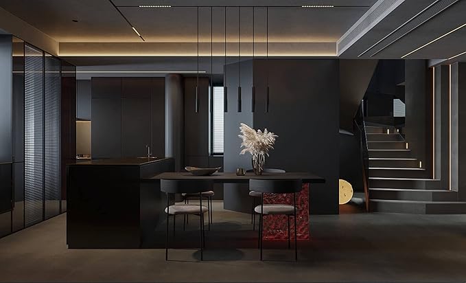 Dimoon 78.7''x23.6'' Black Skin Peel and Stick Wallpaper Contact Paper Modern Self Adhesive Wall Paper Removable Renter Friendly Textured Solid Color Cabinet Vinyl Roll (78.7''x23.6'',Black Skin)