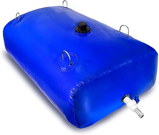 50Gal Portable Water Storage Bladder, Foldable Large Capacity Container Water Tank, Agricultural Irrigation, Camping, Firefighting, Outdoor Household Water