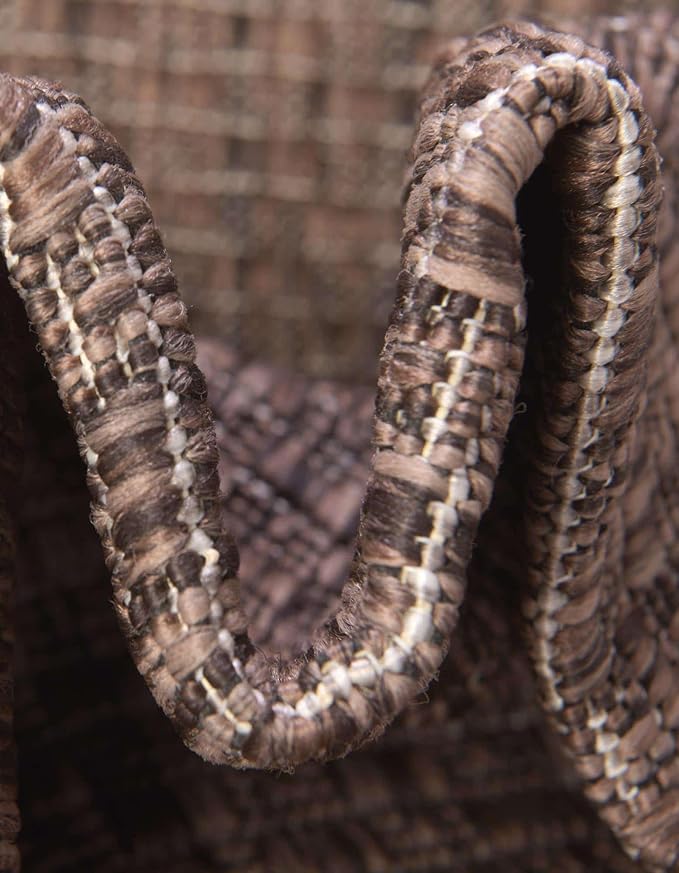 Unique Loom Outdoor Border Collection Area Rug - Soft Border (2' 7" x 4' 1" Hearth Brown/Ivory)