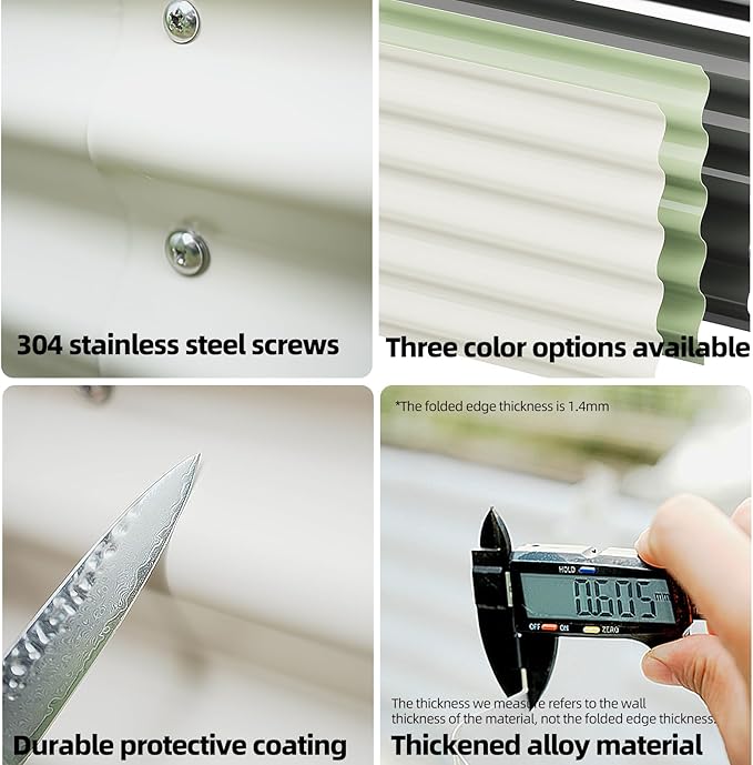 DaisyVibe Raised Garden Bed Kit, Planter Raised Garden Boxes Outdoor, Oval Large Metal Raised Garden Beds for Vegetables Flowers (White, 6.5ftx2ftx1ft)