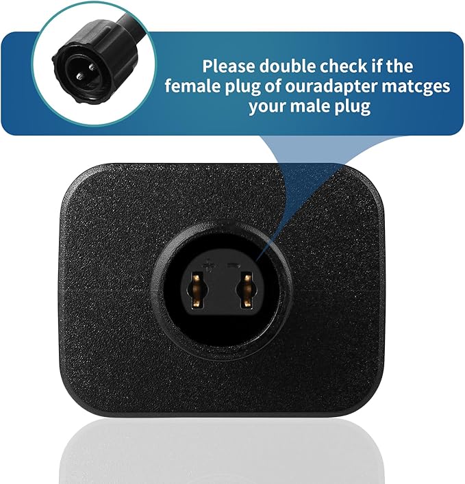 Replacement Yard Inflatable Adapter Power Supply Adaptor - 12V 1.5A 1Pcs - Inflatable Plug Replacement Class 2 Power Supply - for Halloween Yard Blow Up Decorations