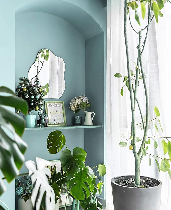 Dimoon 236''x17.7'' Blue Peel and Stick Wallpaper Contact Paper Modern Self Adhesive Wall Paper Removable Renter Friendly Textured Solid Color Shelf Cabinet Vinyl Roll (236''x17.7'',Nile Blue)