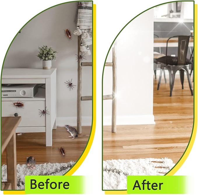 Mice Repellent Indoor, Peppermint Oil to Repel Mice and Rats, Extra-Strength Plant-Based Mice Repellent Rat Repellent for House Squirrel Repellent Rodent Deterrent for Indoor Use (Pack of 10)