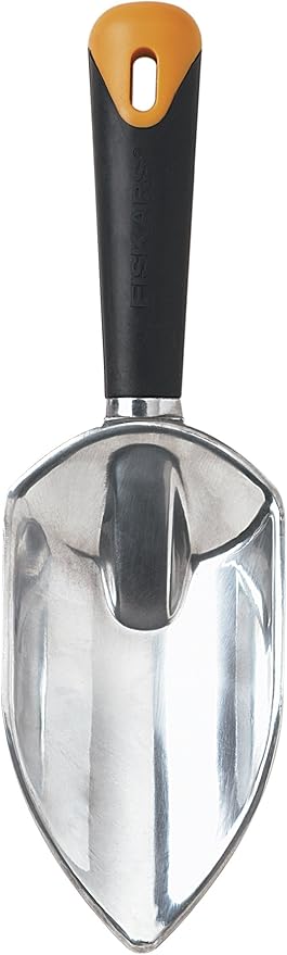 Fiskars 70736935J 502987 Big Grip Garden Hand Trowel, Black and Orange