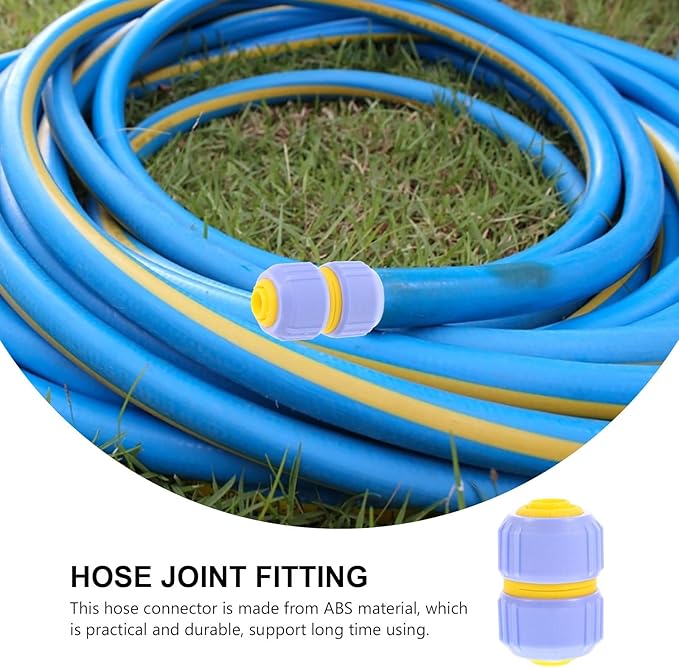 8 pcs Barb Hose Fittings system fittings zero-g hose repair kit 1/2 inch water hose adapter hose repair connector irrigations thread fittings extension pipeline abs Patcher