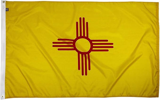FlagSource New Mexico Nylon State Flag, Made in the USA, 3x5'