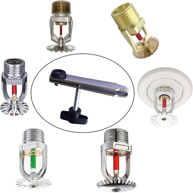 5 Pack Fire Sprinkler Heads Shut Off Tool Water Shut Off Tool for Managing Accidental Fire Sprinklers Activation Works On Upright Pendant Sidewall Sprinklers Recessed Sprinkler Heads (2)