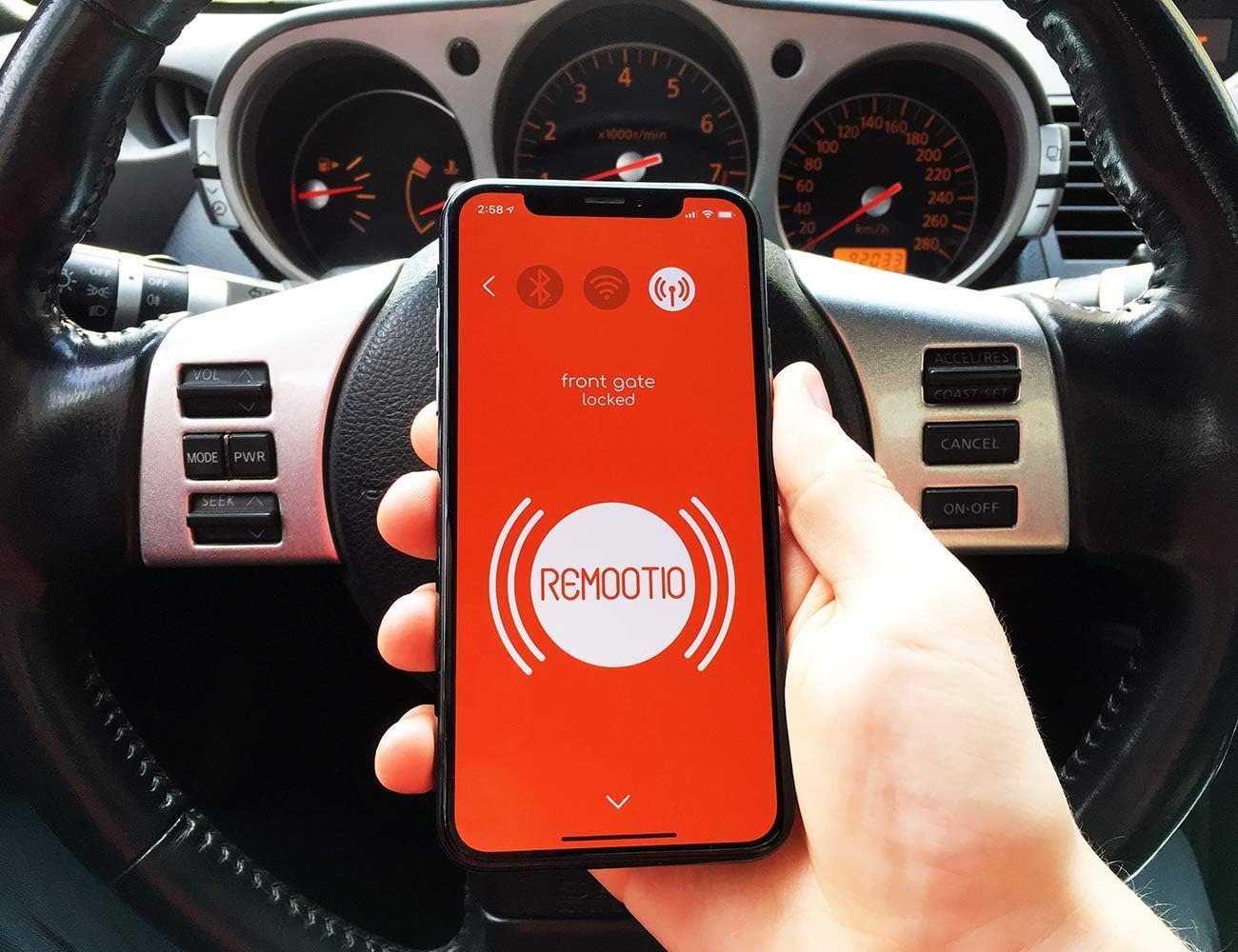 2 WiFi and Bluetooth Smart Garage Door opener with iOS and Android App, Apple Home (HomeKit), Amazon Alexa, Google Home, SmartThings, Siri Shortcuts compatible. With sensor and power adapter.