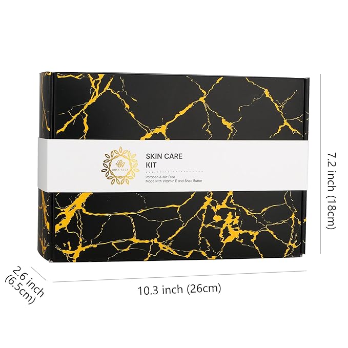 Charcoal 23 Pcs Skin Care Set for Women & Men, Bath and Body Kit, Spa Gift Baskets, Birthday Gifts, Cream, Serum, Face Oil, Sheet Mask, Clay Mask, Bath Bombs, Christmas, Valentines, Mother Day, Dad