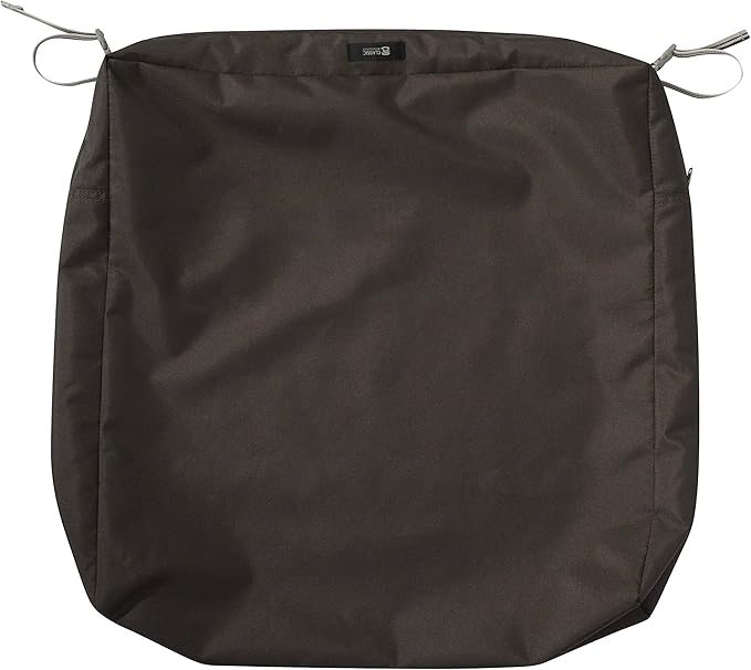 Classic Accessories Ravenna Water-Resistant Patio Lounge Chair/Loveseat Cushion, 25 x 27 x 5 Inch, Espresso