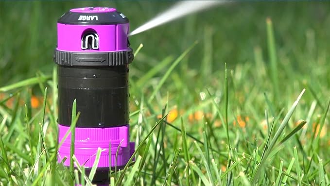 Dramm ColorStorm Gear Drive Sprinkler on Heavy Duty,Durable Metal Base, 4 Patterns, Ideal for Small, Medium & Large Areas with Pass Through Feature, Green, 40 Foot Diameter