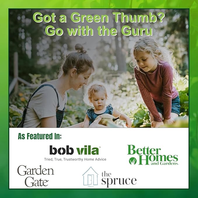 Garden Guru Transplanter Trowel Shovel - Stainless Steel - Rust Resistant - Ergonomic Grip - Perfect Hand Shovel Tool for Gardening Weeding Transplanting and Digging in Garden Beds