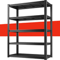 Raybee Garage Shelving 2000LBS Storage Shelves Adjustable Metal Shelves 5 Tier Heavy Duty Shelving Metal Shelf for Basement Pantry Kitchen 32" W x 16.5" D x 63" H