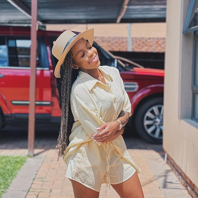 Cyiecw Women Floppy Sun Hats Fashionable Summer Wide Brim Cap BeachStraw Hat UV UPF50 Travel Packable Cotton