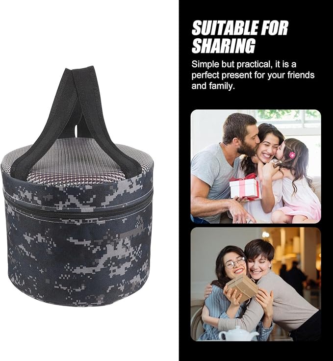 GANAZONO Foot Stool Outdoor Gardening Hip Attached Work Seat Farming Cushion Hip Chair with Waist Buckle for Elderly Gardener Outside Planting Farming Fishing Camping Random Color