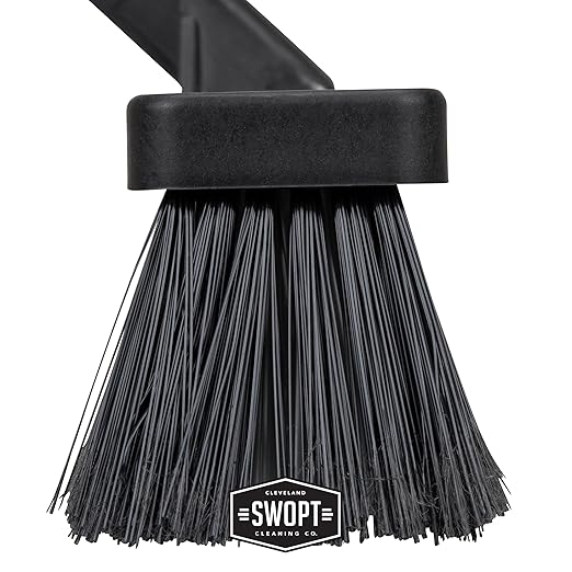 SWOPT 24” Standard Multi-Surface Push Broom Head — Indoor and Outdoor Push Broom — Cleaning Head Interchangeable with All SWOPT Cleaning Products for More Efficient Cleaning and Storage
