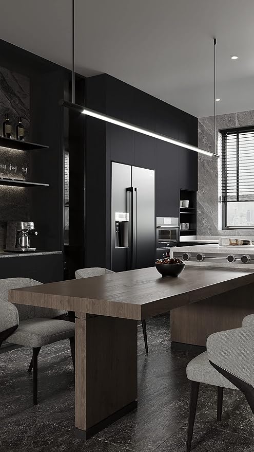 Dimoon 118''x23.6'' Black Skin Peel and Stick Wallpaper Contact Paper Modern Self Adhesive Wall Paper Removable Renter Friendly Textured Solid Color Cabinet Vinyl Roll (118''x23.6'',Black Skin)