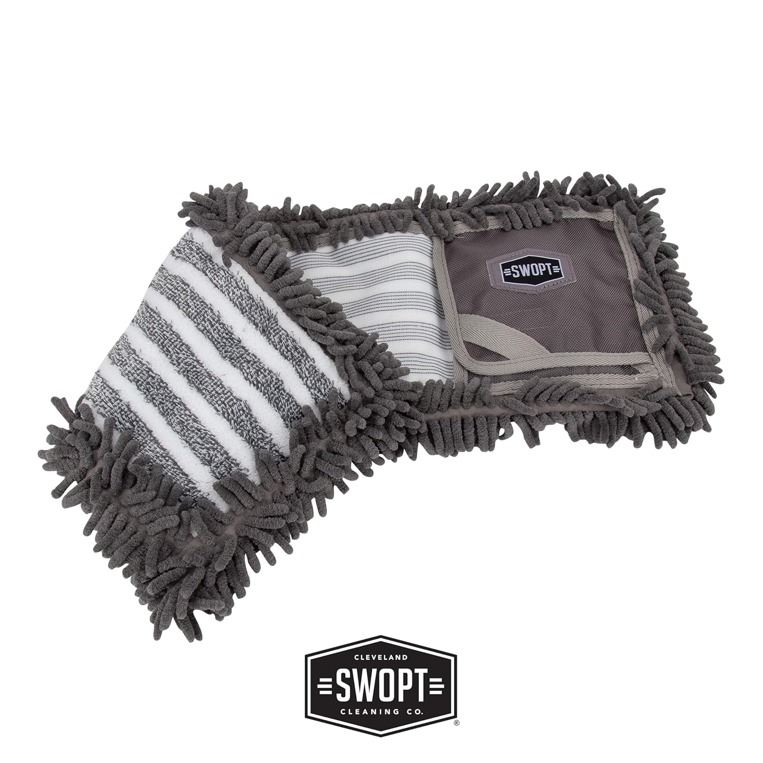 SWOPT 24” Microfiber Dust Mop Refill – Microfiber Cleaning Pads for Use on Wood, Laminate, Tile – Interchangeable with All SWOPT Cleaning Products for More Efficient Cleaning and Storage