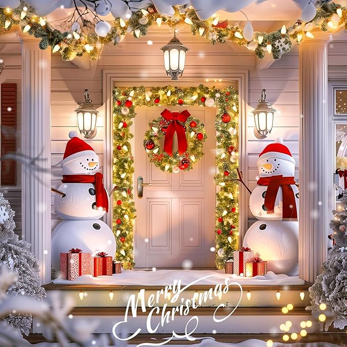 Brightown C9 LED Christmas String Lights, 66ft 100 LED Waterproof Strawberry String Lights, Plug-in Extendable Green Wire Lights String for Outdoor Indoor Outside Patio Wedding Party Decoration