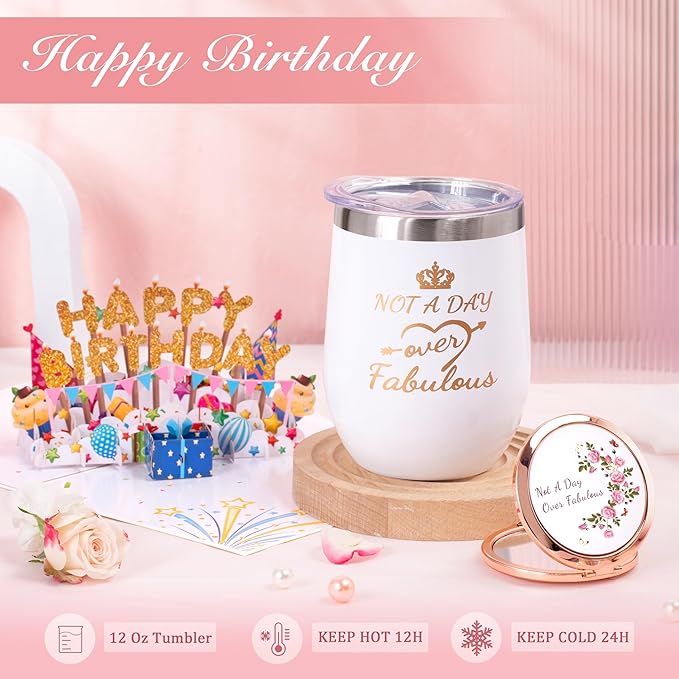 Birthday Gifts for Women, Unique Spa Birthday Gift Basket with Blanket for Women - Happy Birthday Gifts for Her, Mom, Sister, Teacher, Girlfriend, Coworker, Wife, Bestie, BFF