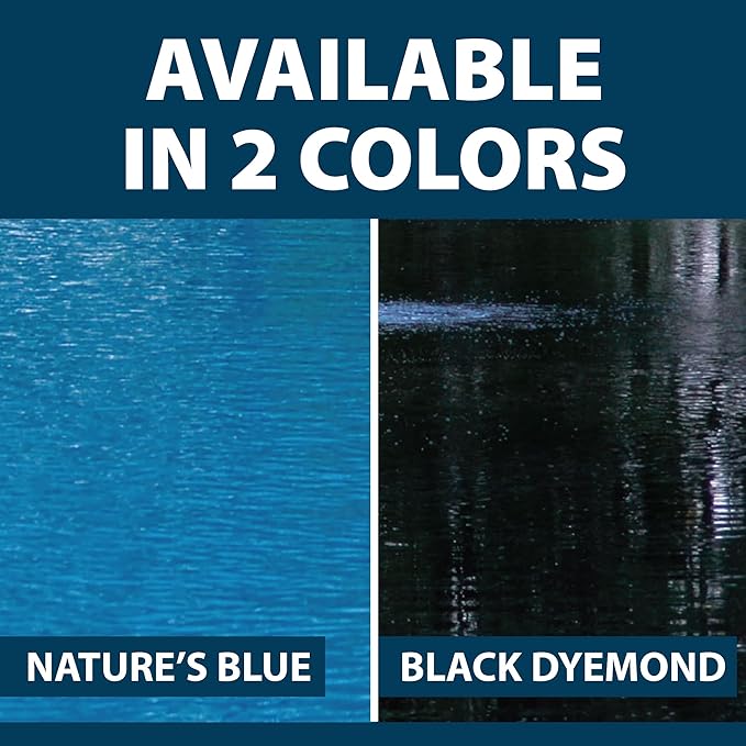 Airmax Black DyeMond Pond Dye Packets Natural Water Colorant for Ponds, Beneficial UV Blocking Color Concentrate, Fish, Bird & Animal Safe, 16 Packet