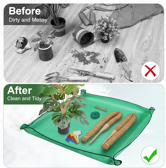 Garden Tool Set 10 Pcs, Heavy Duty Gardening Hand Tools with Garden Tool Bag, Mom Gifts for Mothers Day, Gardening Gifts for Women Garden Lover, Birthday Christmas Thanksgiving for Mom Grandma