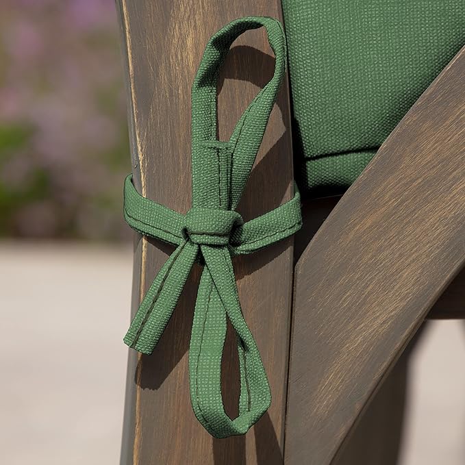 Arden Outdoor Seat Cushion, 19 x 19, Rain-Proof, Fade Resistant Bright Moss Green Leala