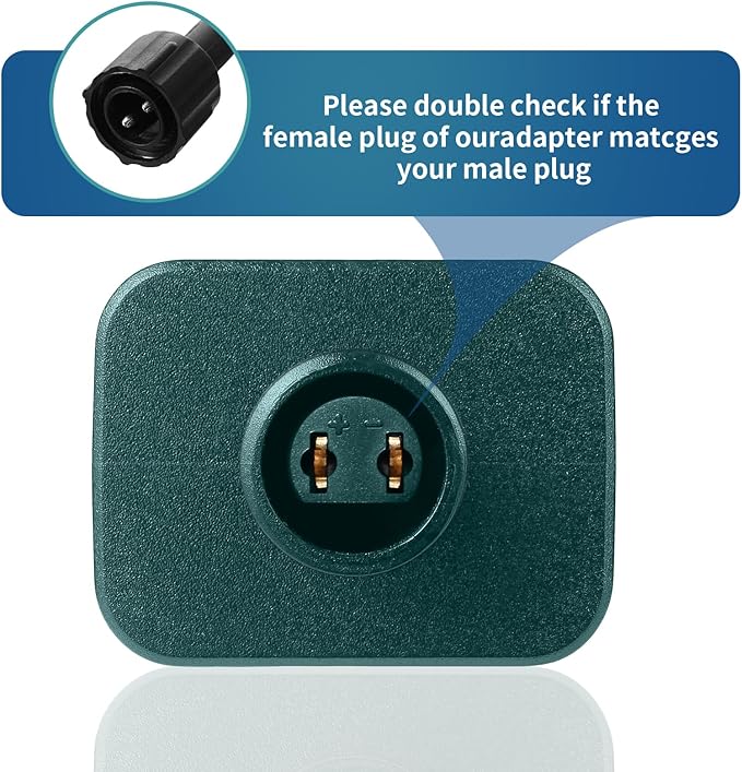 Replacement Yard Inflatable Adapter Power Supply Adaptor - 12V 1.0A 1Pcs -Inflatable Plug Replacement Class 2 Power Supply - Green - for Halloween Yard Blow Up Decorations