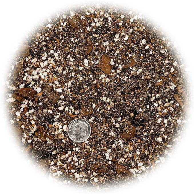 Gardenera's Peace Lilies Potting Mix - Ensure Peace Lily Health with Gardenera's Expertly Blended Soil Mix [5-Quart Bag]