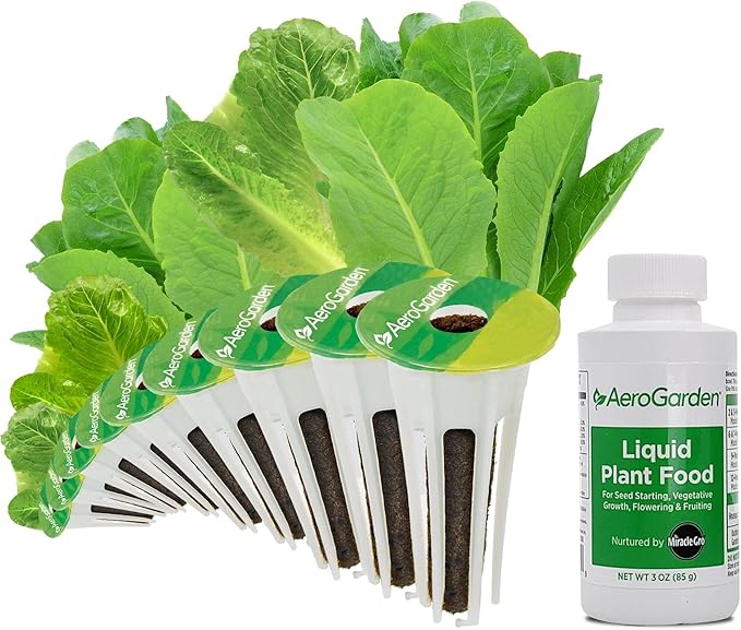 AeroGarden Mixed Romaine Lettuce Seed Pod Kit, Green,Red (9-pod)