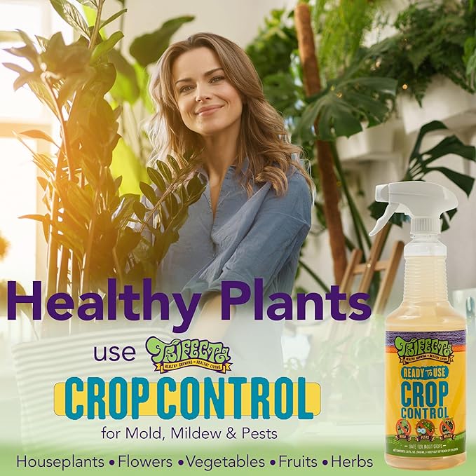 Trifecta Crop Control Insecticidal Soap for Plants | All Natural Fungicide for Plants | Spider Mite Killer Indoor Plants, Food Safe Commercial Grade Pesticide, Herbicide, Spider Mites Spray for Plants