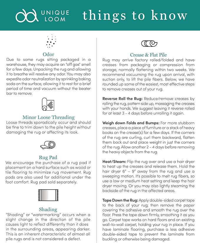 Unique Loom Outdoor Border Collection Area Rug - Soft Border (10' x 14' 1" Rectangle Brown/Ivory)