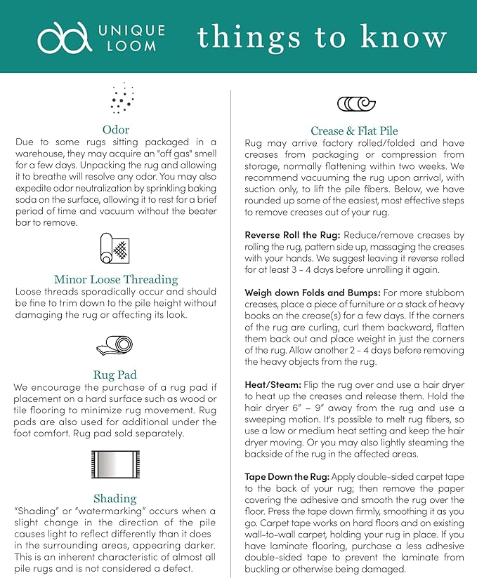 Unique Loom Outdoor Border Collection Area Rug - Soft Border (10' Round Blue/Ivory)