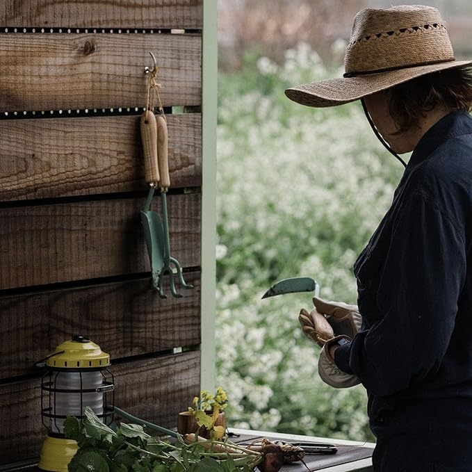 Barebones Japanese Weeding Hoe - Hoe Garden Tool - Durable Stainless Steel Hand Tool for Weeding and Digging (Ash/Mint)