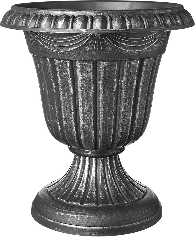 Classic Traditional Plastic Urn Planter Indoor/Outdoor