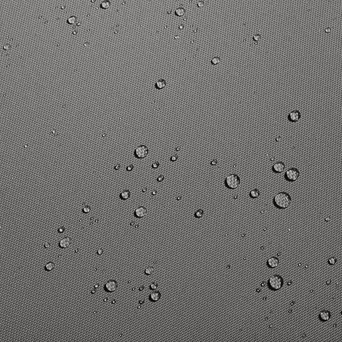 Classic Accessories Montlake Water-Resistant 23 x 20 x 4 Inch Patio Lounge Back Cushion, Light Charcoal Grey, Outdoor Loveseat Cushions