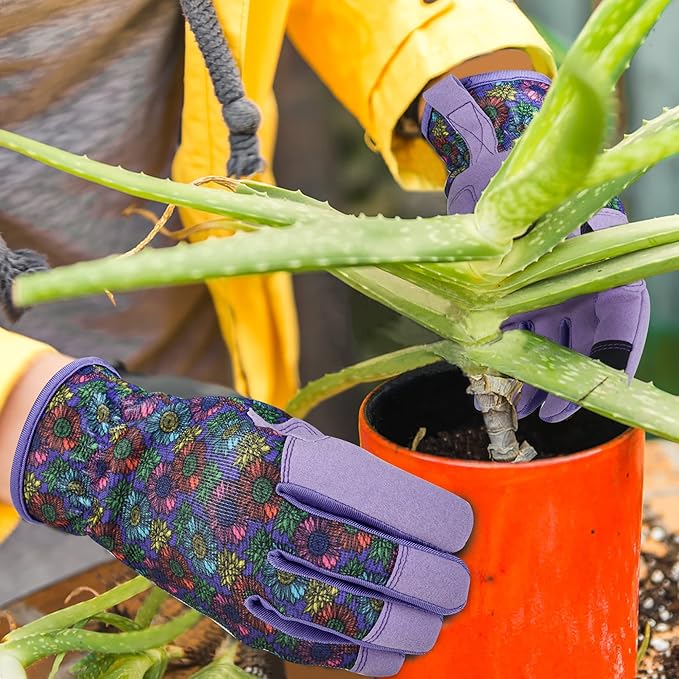 Gardening Gloves for Women and Men, Garden Gloves with Touch Screen, Thorn Proof Puncture Resistant Working Gloves, Gardening Gifts for Women, Size Medium