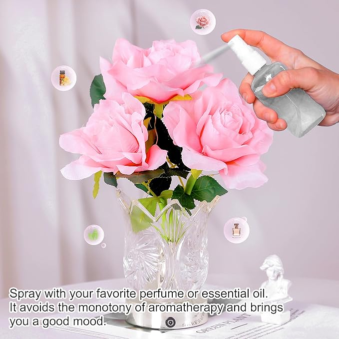 Artificial Pink Rose LED Lamp for Womens Gifts, Pink Rose Night Light for Relaxation and Serenity, Womens Mom Wife Friends Mom Daughter Valentine Anniversary Christmas Birthday Gifts(PINK ROSE)