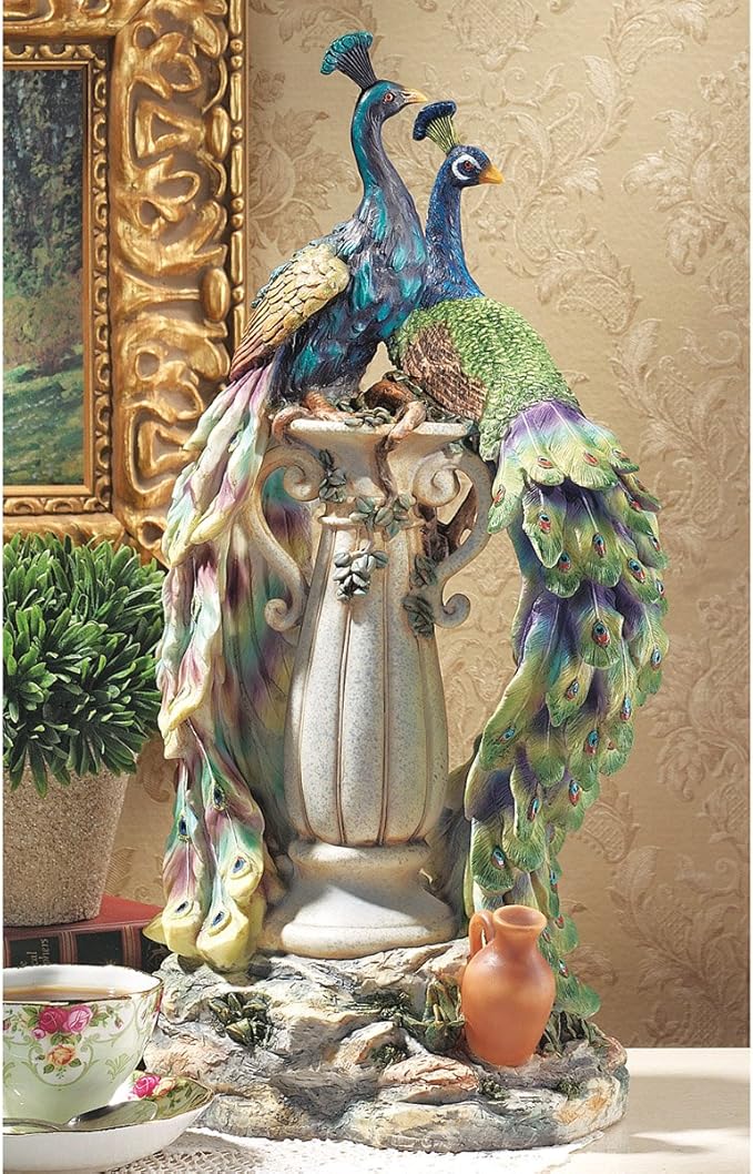 Design Toscano Peacocks in Paradise Statue