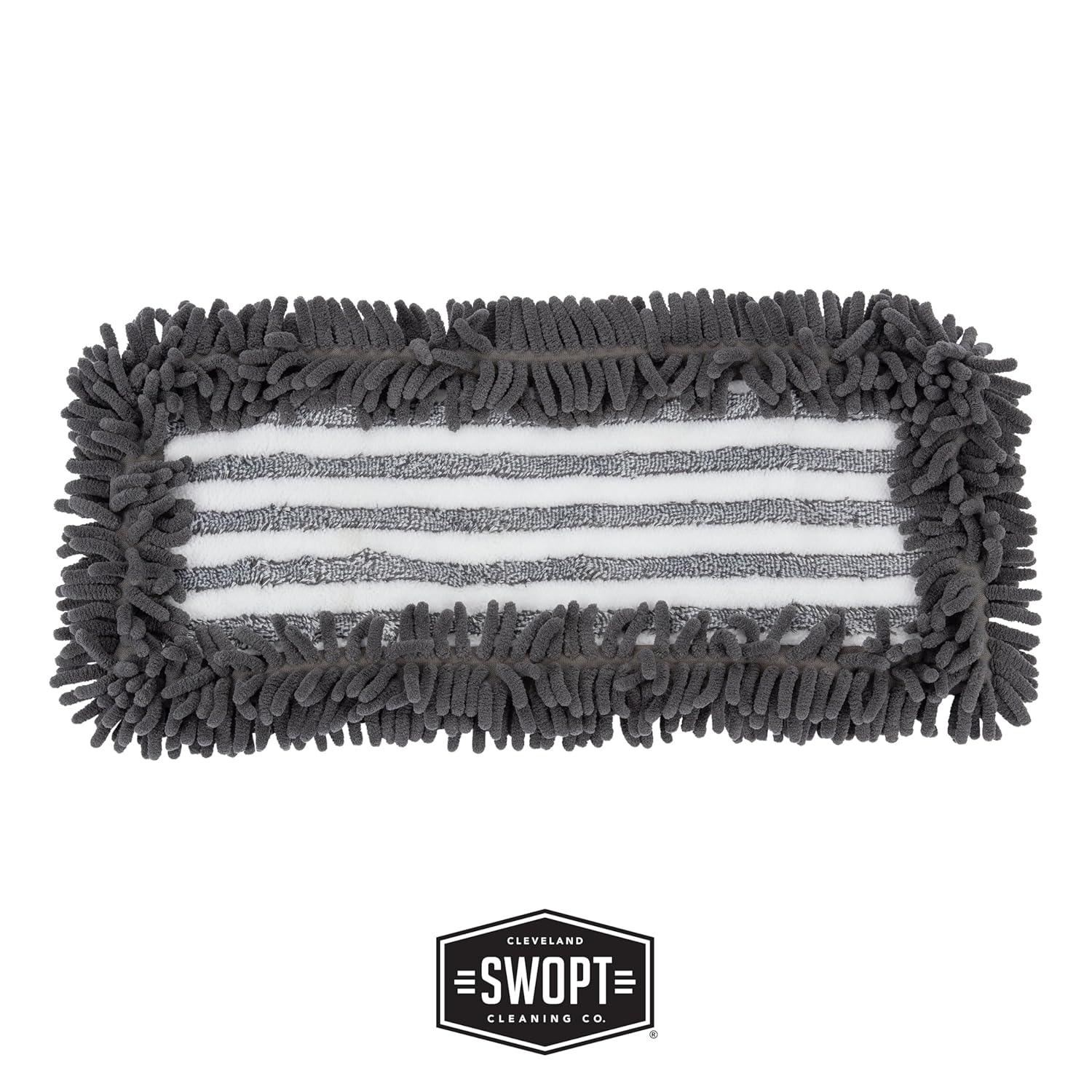 SWOPT 18” Microfiber Dust Mop Refill – Cleaning Pad for Use on Wood, Laminate, Tile – Interchangeable with All SWOPT Cleaning Products for More Efficient Cleaning and Storage