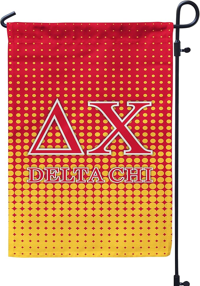 Delta Chi Licensed Flag Garden Flag Banner Yard Decor Outdoor Decoration (Delta Chi #4)