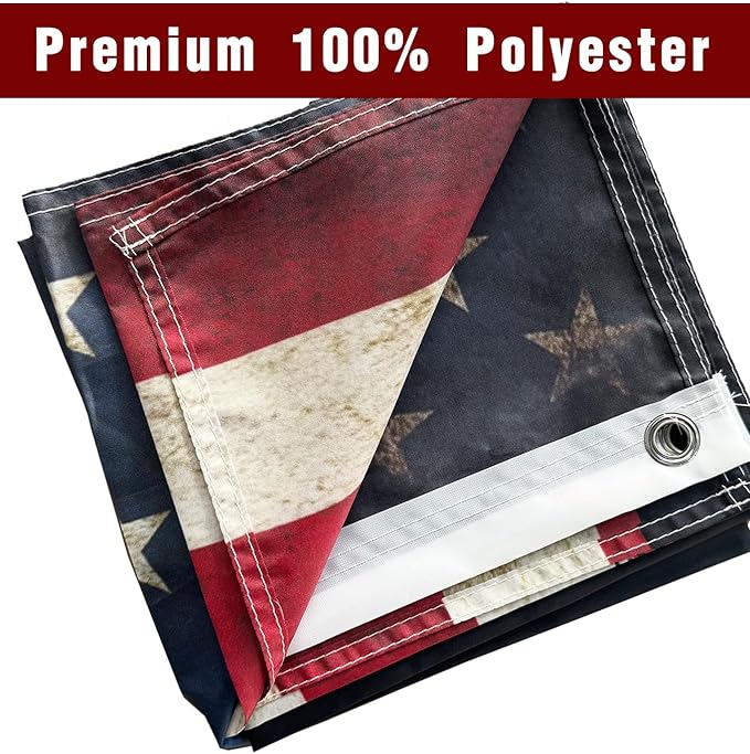 Amarica is Back Flag 3x5 Ft Double Sided Faith Over Fear Banner, Christian American Flags for Outside Christian Banners with Brass Grommets Outdoor House Decorations Flag