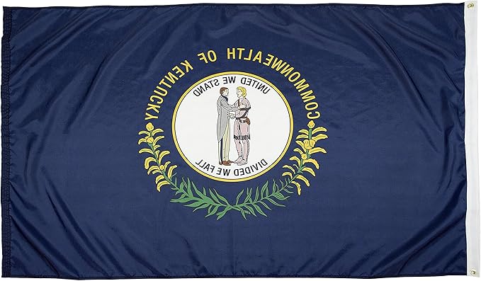 FlagSource Kentucky Nylon State Flag, Made in the USA, 3x5'