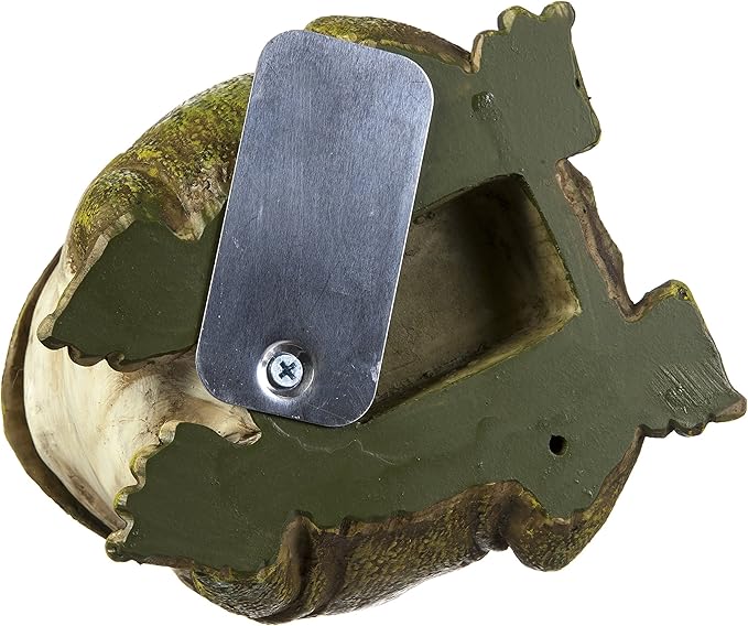 Evergreen Cute Portly Frog Outdoor Statue and Secret Key Holder | Weatherproof and Outdoor Safe | Garden Sculpture | Porch Garage or Patio Home Decor | 6 Inches Tall