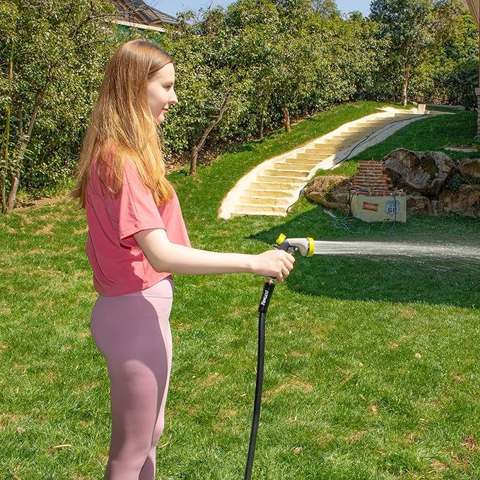 Fevone 3 ft Garden Hose x 5/8", Hose Reel Leader Hose, Lead In Water Hose, Fits Hoses/Pipes of All Replacement/Replaceable Parts, Solid Brass Fittings - No Leak