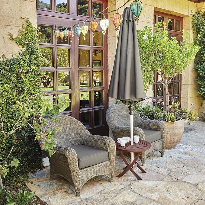 Classic Accessories Montlake Patio Furniture Cushion, 21"W x 22"H x 4"Thick, Light Charcoal