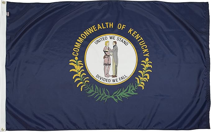 FlagSource Kentucky Nylon State Flag, Made in the USA, 3x5'
