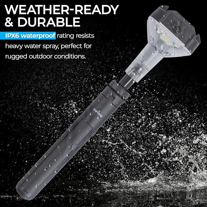 DEVOS - LIGHTRANGER 800 Mini Telescoping Camp Light, 4.5 Tall with 800 Lumens, Ultra Compact & Portable, Rechargeable LED Lantern, Up to 30-Hour Runtime, 1 Year Warranty, Includes Carry Case