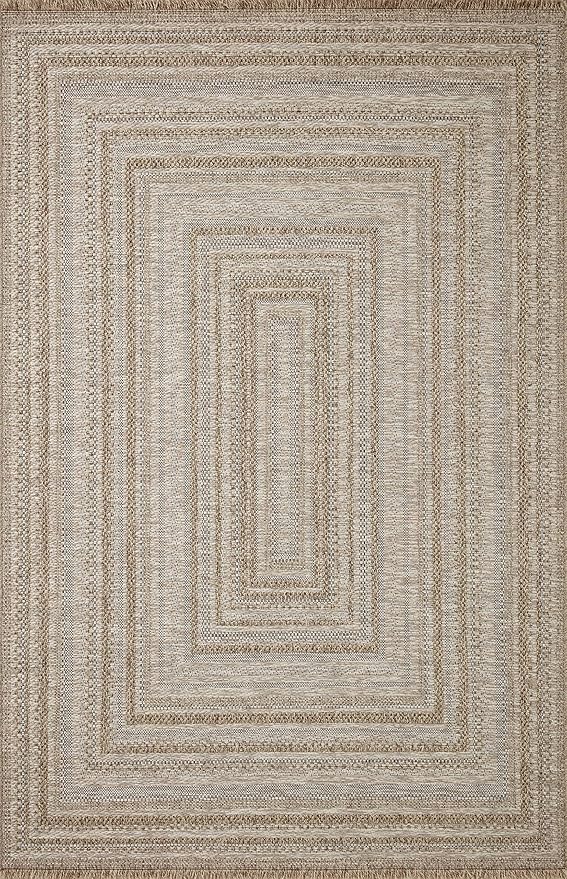 Loloi Dawn Collection Indoor/Outdoor DAW-01 Natural 2'-3" x 10'-0" Runner Rug