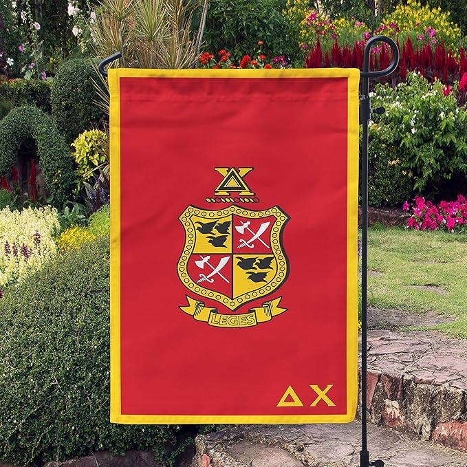 Delta Chi Licensed Flag Garden Flag Banner Yard Decor Outdoor Decoration (Delta Chi #1)